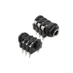 6.3 mm Stereo Switch Jack to Chassis for PCB Mount