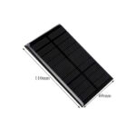 MINI PANNEAU SOLAIRE 110 X 69 MM 5 V PORTABLE POUR TÉLÉPHONE PORTABLE, CHARGE, AFFICHAGE