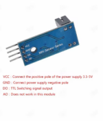 LM393 Module capteur de vitesse IR 7mm 4 pines – Image 4