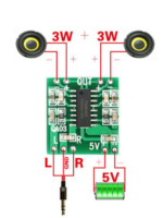 Module PAM8403 2x3W Amplificateur Audio 5V – Image 2