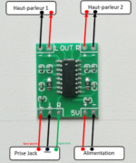Module PAM8403 2x3W Amplificateur Audio 5V – Image 3