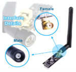 NRF24L01 Module sans Fil Émetteur-Récepteur PA + LNA + Antenne – Image 3